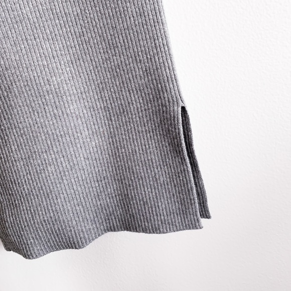 Good American Palazzo Side Slit Pants Grey Size 1 - Picture 10 of 10